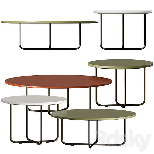 Minotti SUNRAY MEG Table 3DSMax File - thumbnail 1