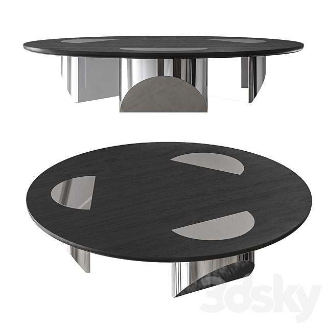 Minotti Wedge Coffee Table 3DSMax File - thumbnail 1