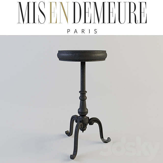 Misendemeure Pedestal Table 3DSMax File - thumbnail 1