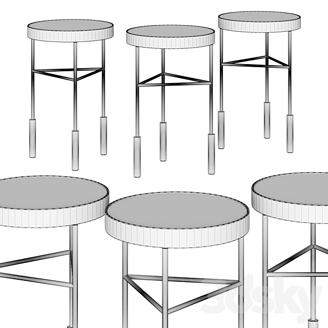 MisuraEmme Sirius Coffee Tables 3DSMax File - thumbnail 2