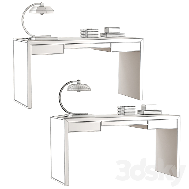 Mitchell Gold Sutton Desk 3DSMax File - thumbnail 3