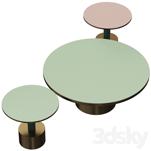 Moanne Rio Coffee & Side Tables 3DSMax File - thumbnail 2