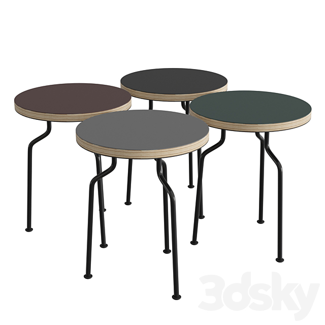 Modern Line Side Table 3DSMax File - thumbnail 1