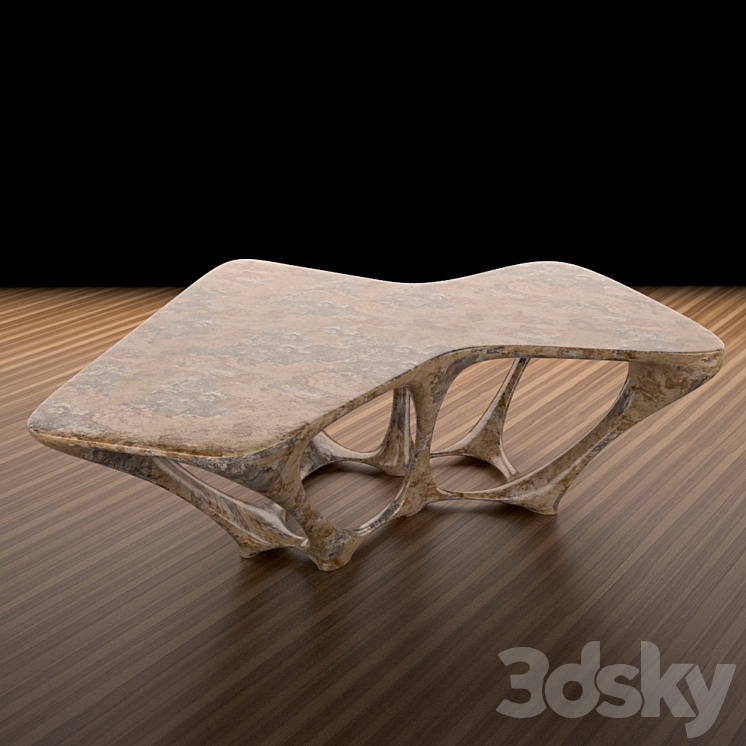 Modern Table 3DS Max - thumbnail 2