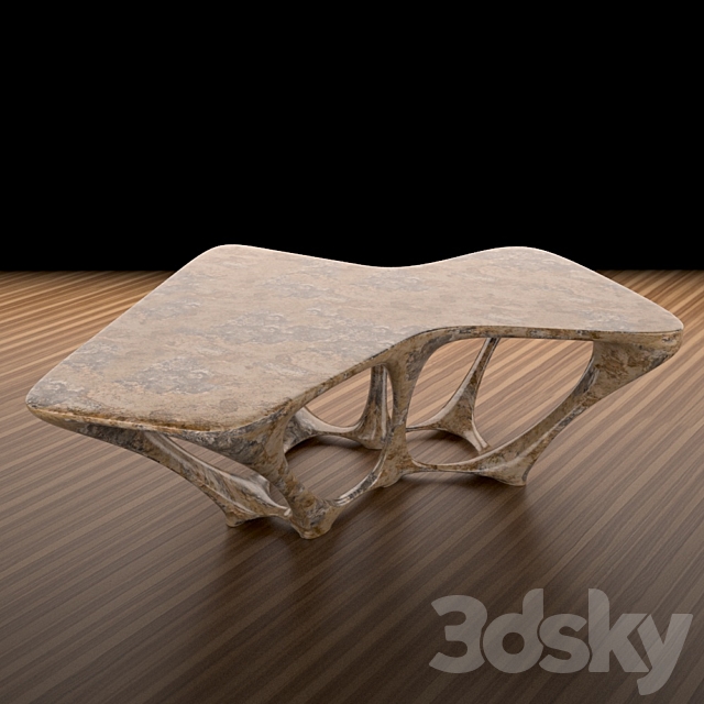 Modern Table 3DSMax File - thumbnail 2