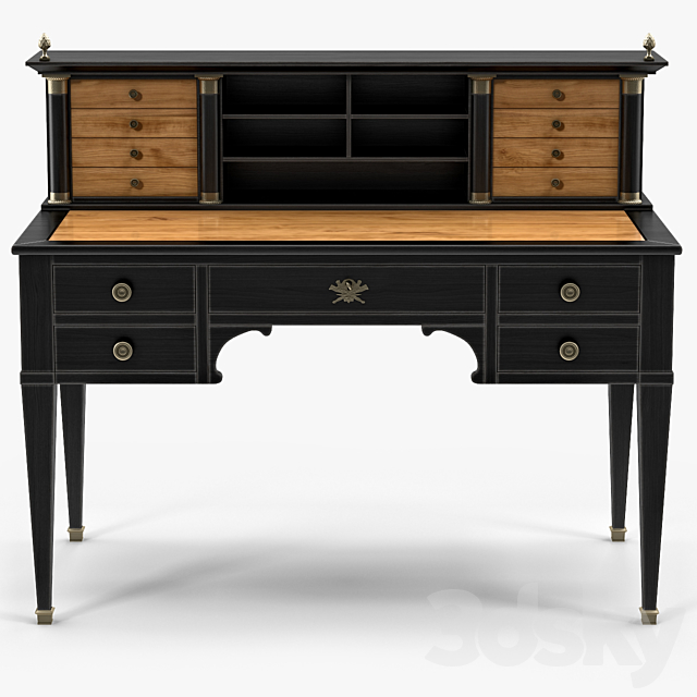 Moissonnier Ref 586 Empire Bureau A Gradin Desk 3DSMax File - thumbnail 2