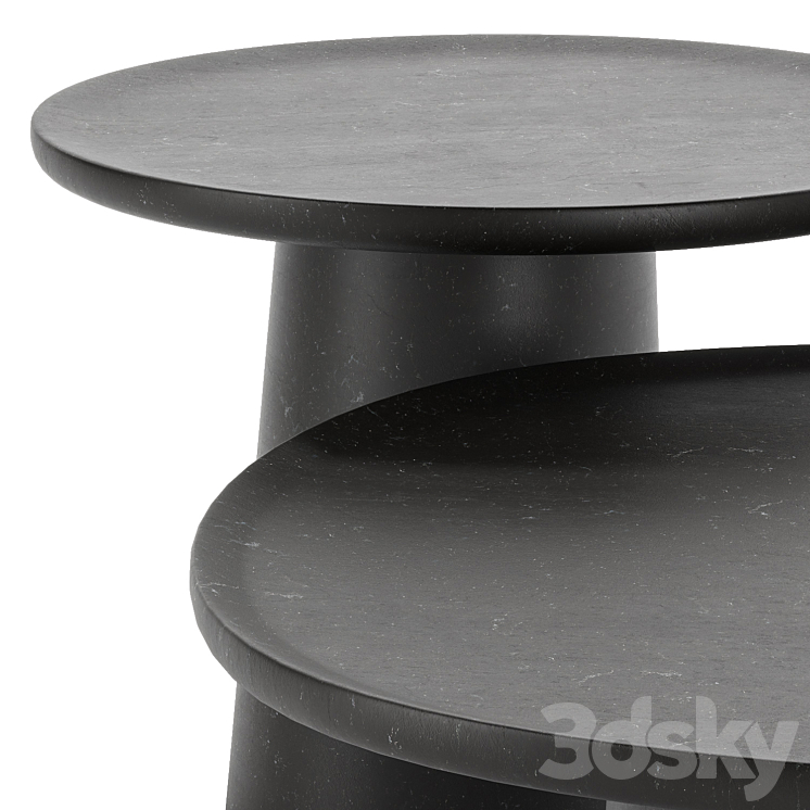 Molteni & C. Louisa Coffee Tables 3DS Max Model - thumbnail 2