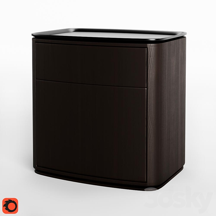 Molteni & C Side Table 3DS Max - thumbnail 2