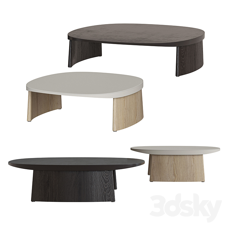 Molteni&C Cleo Coffee tables 3DS Max - thumbnail 2