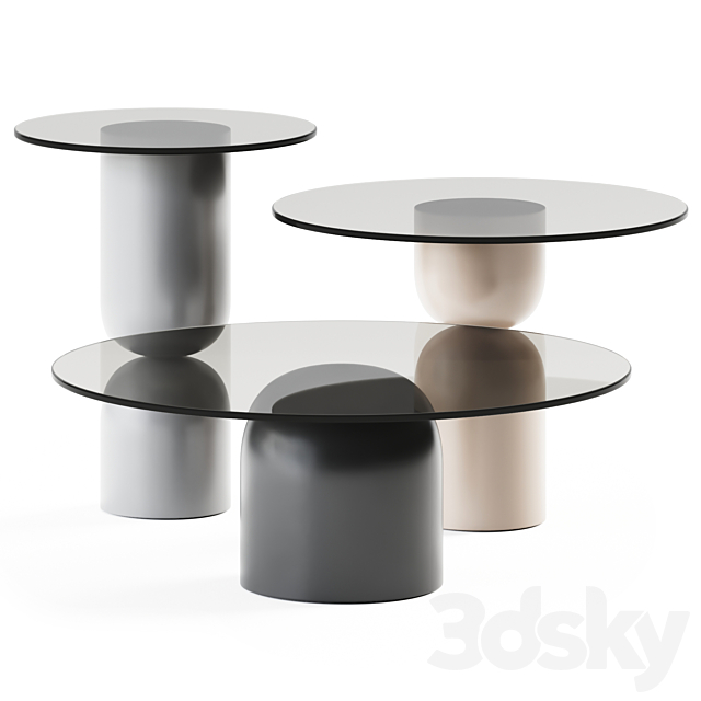 Moma Coffee Tables Ana Roque Interiors 3DSMax File - thumbnail 1