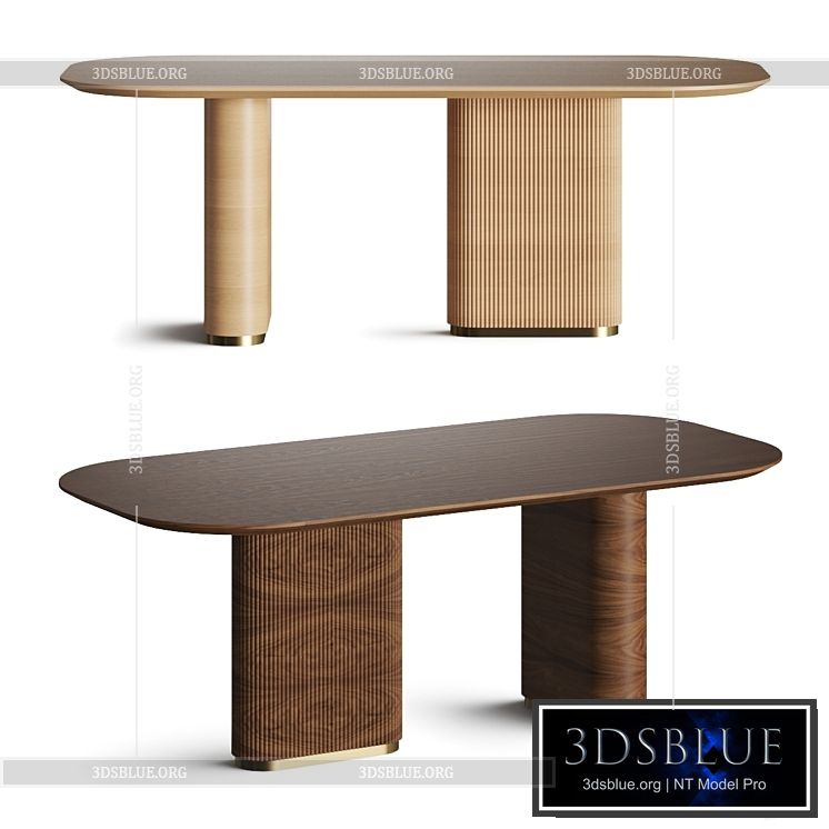 Momocca Dania Dining Table 3DS Max - thumbnail 3