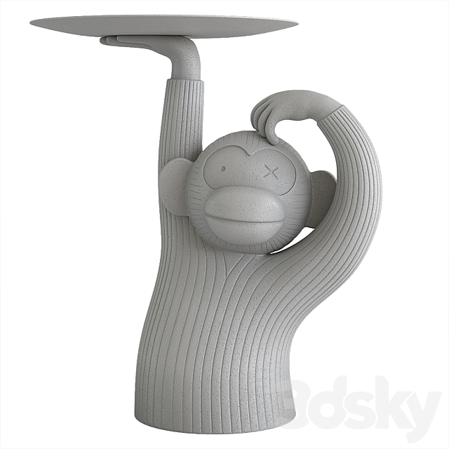 Monkey table 3ds Max - thumbnail 2