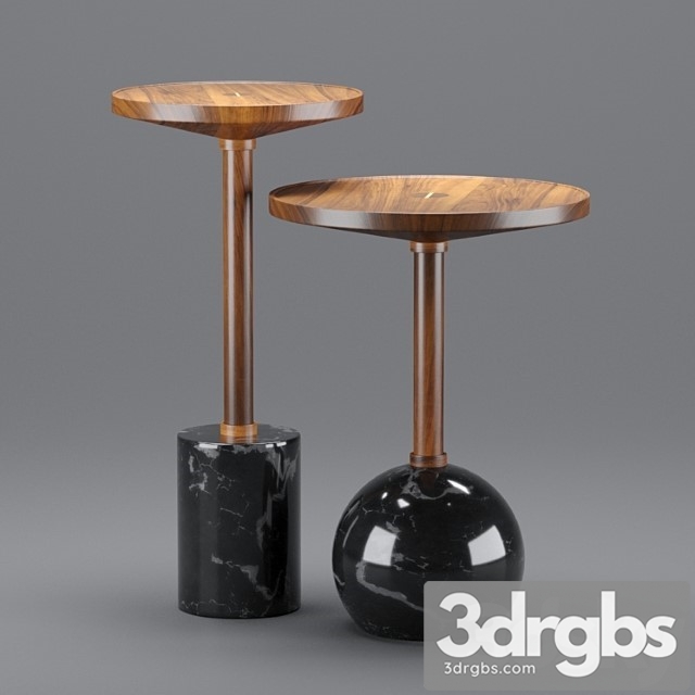 Monterrey Side Tables 3dsmax Download - thumbnail 1