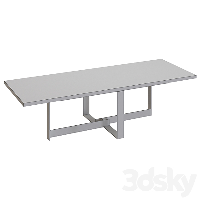 Mood by Flexform JACQUES – dining table 3DS Max Model - thumbnail 2