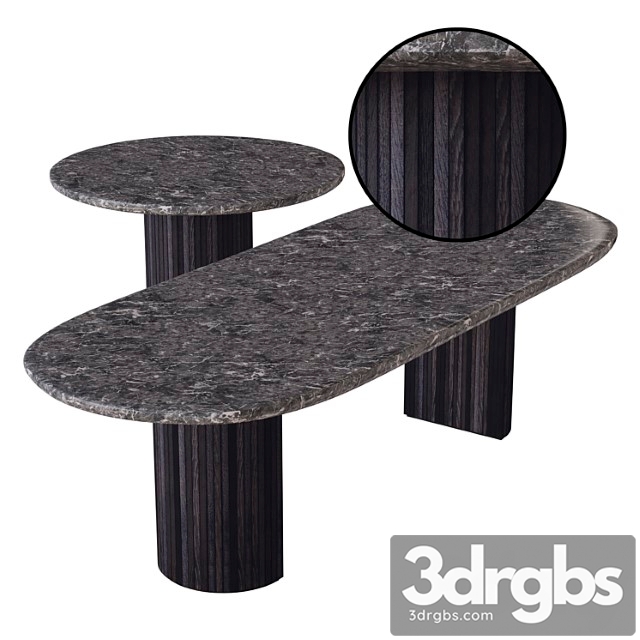 Moon dining table 2 3dsmax Download - thumbnail 1