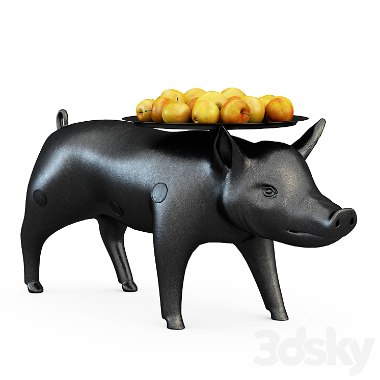 MOOOI Pig 3DS Max - thumbnail 1