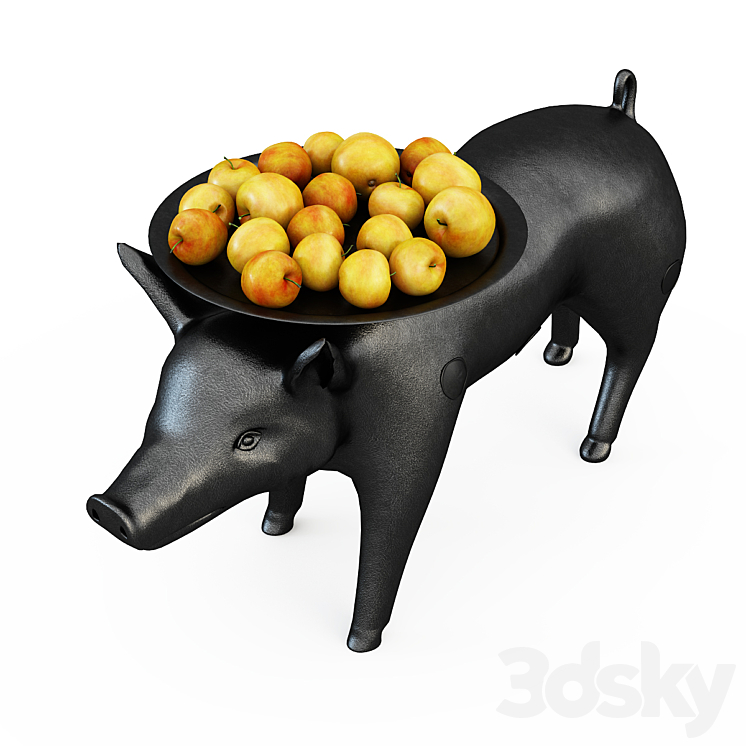 MOOOI Pig 3DS Max - thumbnail 2