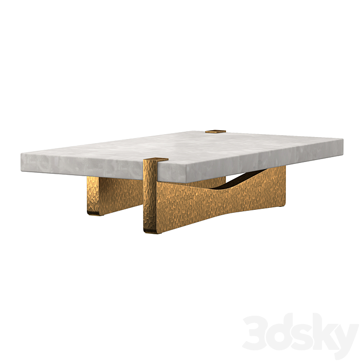 MOORE COFFEE TABLE 3DS Max Model - thumbnail 2