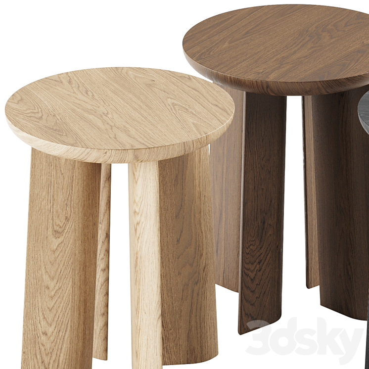 More P68 Side Table 3DS Max Model - thumbnail 2