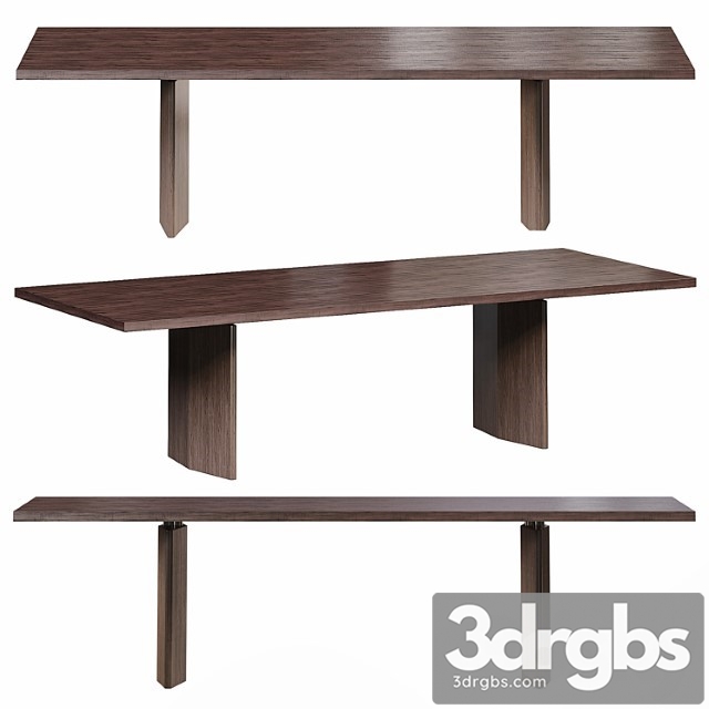 Morgan Table By Minotti 3dsmax Download - thumbnail 1