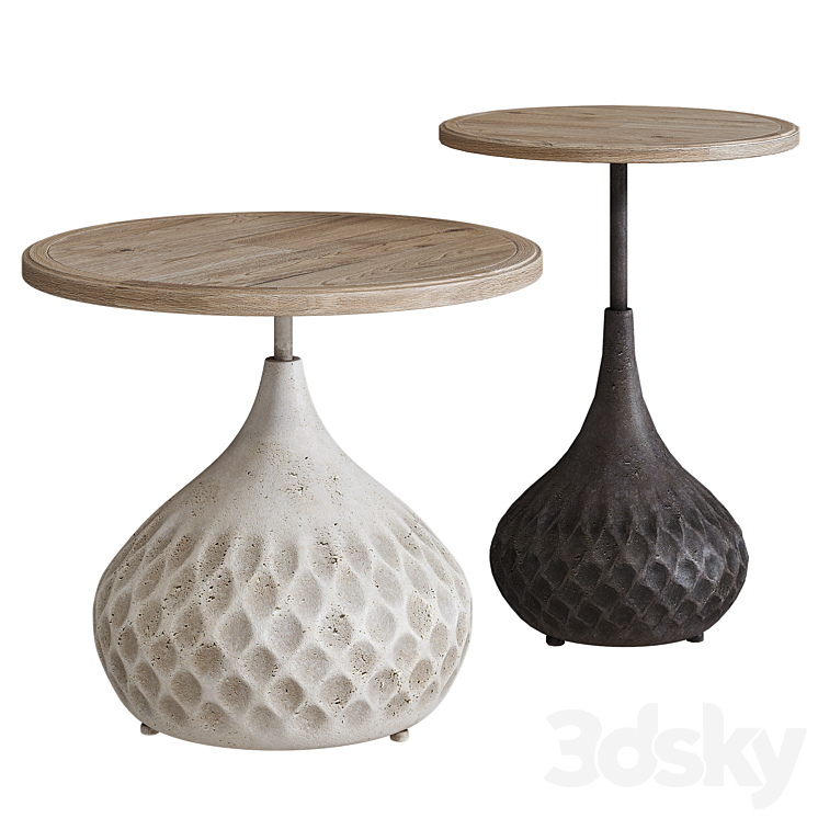 Morocco coffee table 3DS Max Model - thumbnail 1