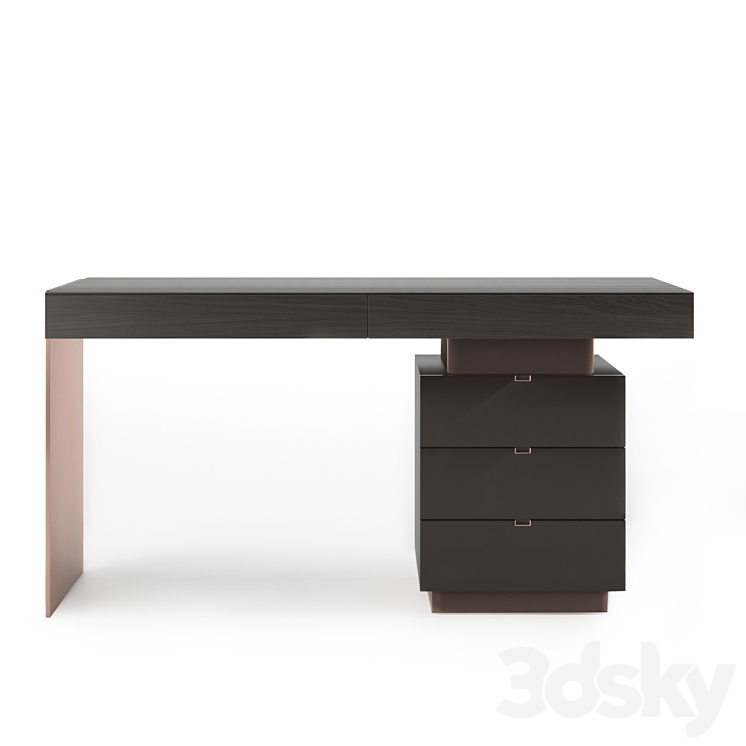 MQ CARSON WRITING DESK 3DS Max - thumbnail 1