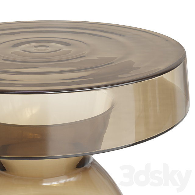 Murano Glass Coffee Table 3ds Max - thumbnail 3