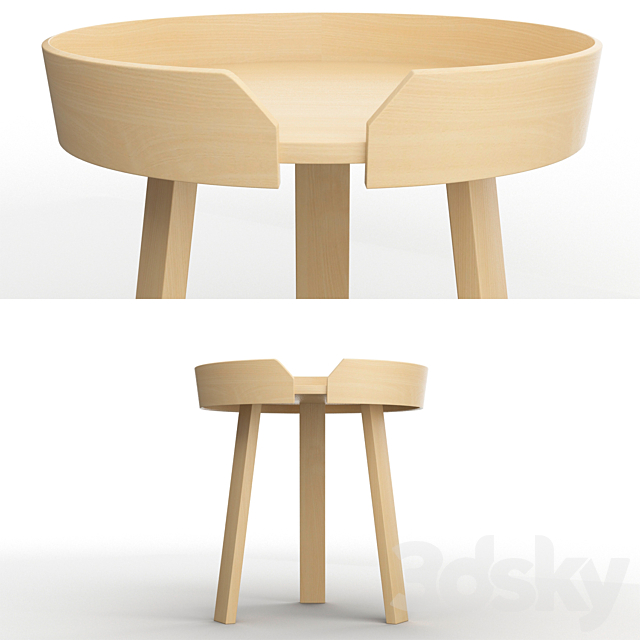 Muuto Around Tables 3DSMax File - thumbnail 3