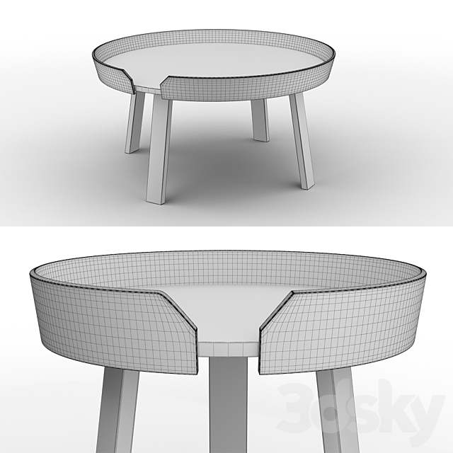 Muuto Around Tables 3DSMax File - thumbnail 4