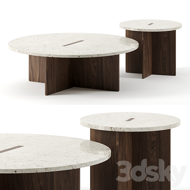 N-ST01 coffee tables by karimoku case study 3DSMax File - thumbnail 1