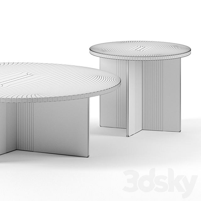 N-ST01 coffee tables by karimoku case study 3DSMax File - thumbnail 2