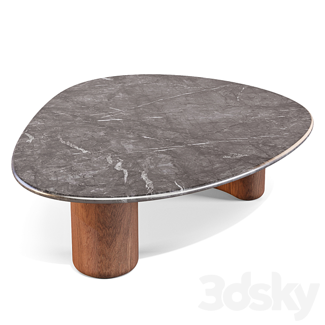 Nature Design: Lake and Drop – Coffee and Side Table 3ds Max - thumbnail 3