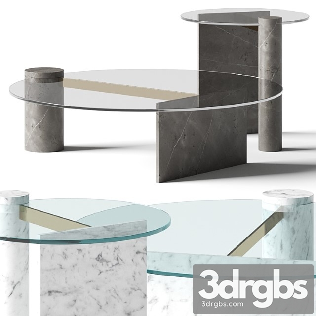 Natuzzi frost coffee tables 5 - thumbnail 1