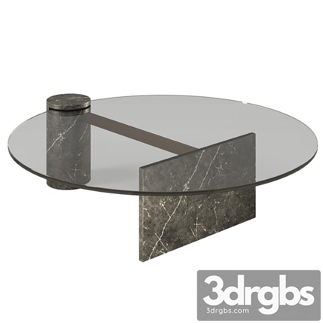 Natuzzi frost coffee tables - thumbnail 1