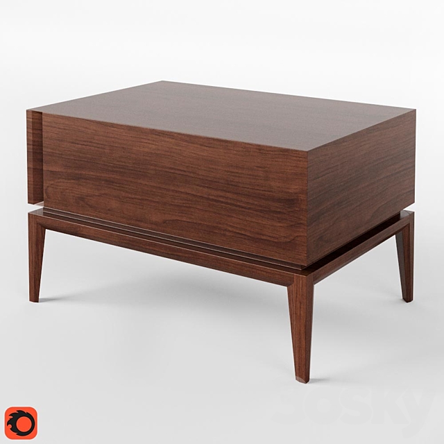 Natuzzi Munari Side Table 3DSMax File - thumbnail 2