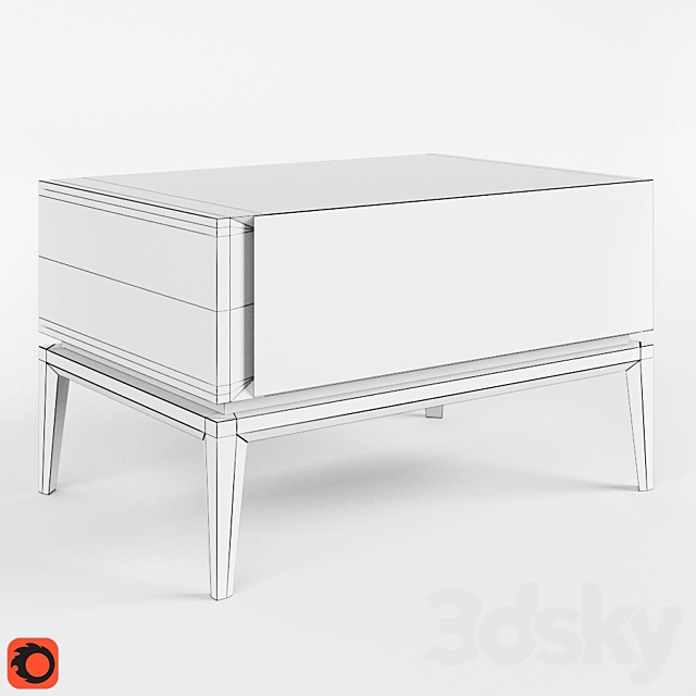 Natuzzi Munari Side Table 3DSMax File - thumbnail 3