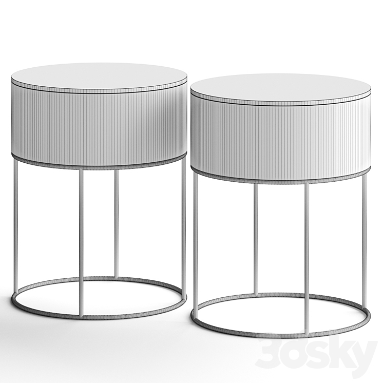 Nearby by Cosmo Coffee Side Table 3DS Max Model - thumbnail 2