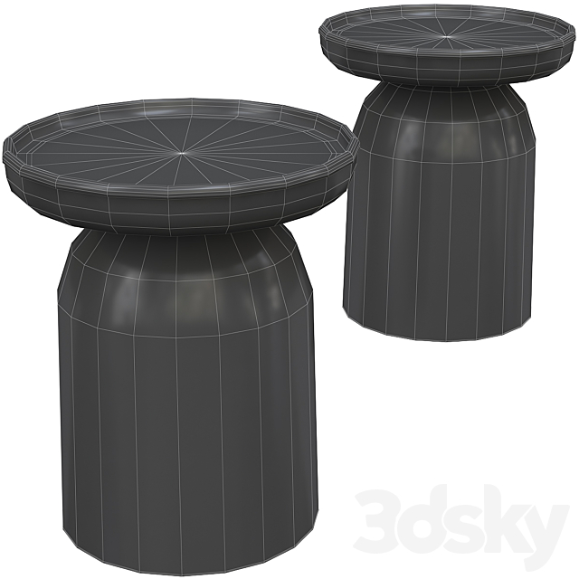 Neiva coffee table 3DS Max Model - thumbnail 2