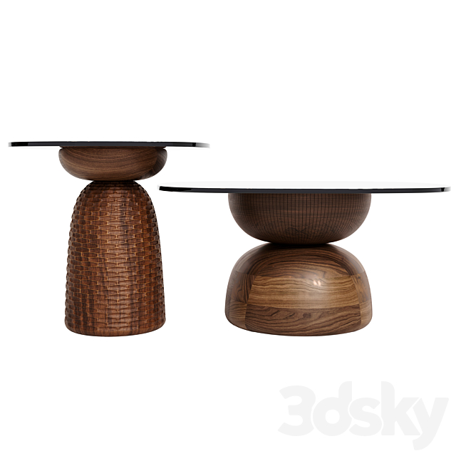 Nera table Monica Forster 3DS Max Model - thumbnail 2