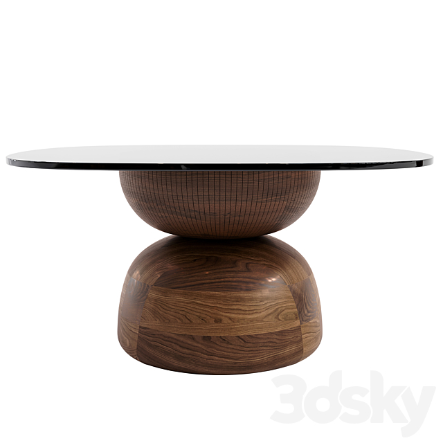 Nera table Monica Forster 3DS Max Model - thumbnail 3