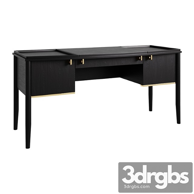 New classic writing desk desk 2 3dsmax Download - thumbnail 1