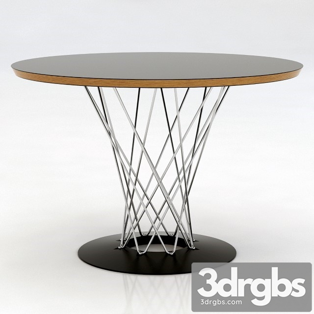 Noguchi Circular Table 3dsmax Download - thumbnail 1