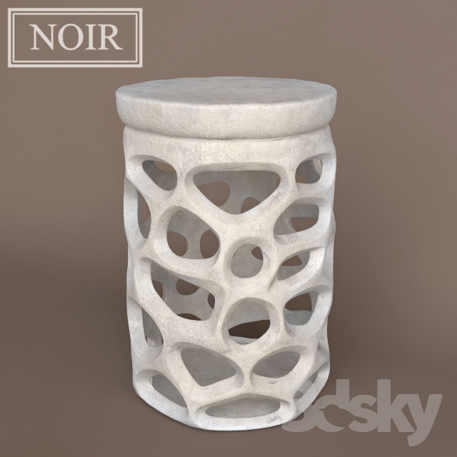 Noir Fabro Side Table 3DS Max - thumbnail 3