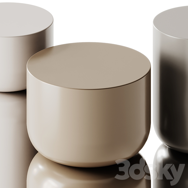 Nordal Amina and Matka Side Tables by Westwing Collection 3DS Max Model - thumbnail 4