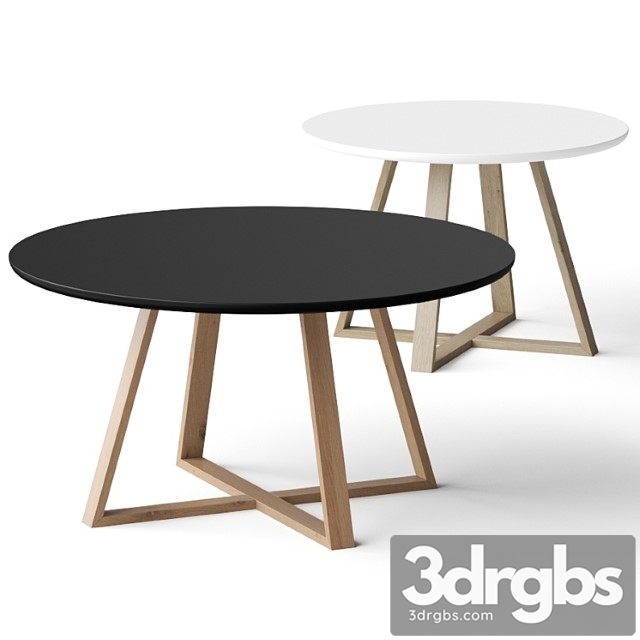 Nordic studio minimalist creative round coffee tables - thumbnail 1