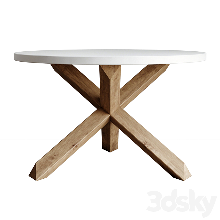 Nori table 3DS Max Model - thumbnail 1