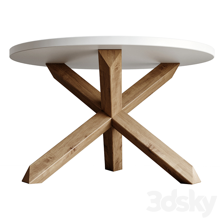 Nori table 3DS Max Model - thumbnail 2