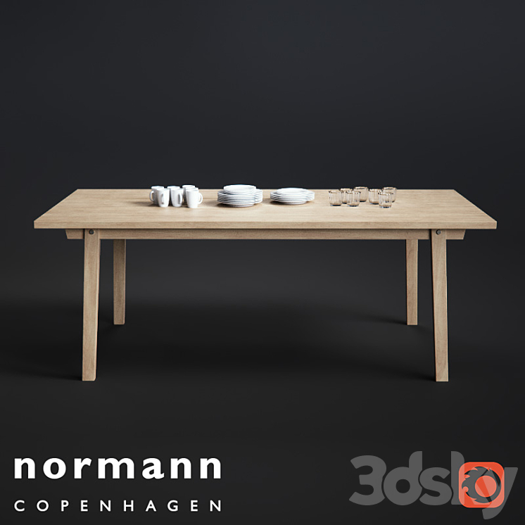 Normann Copenhagen Slice 3DS Max - thumbnail 2