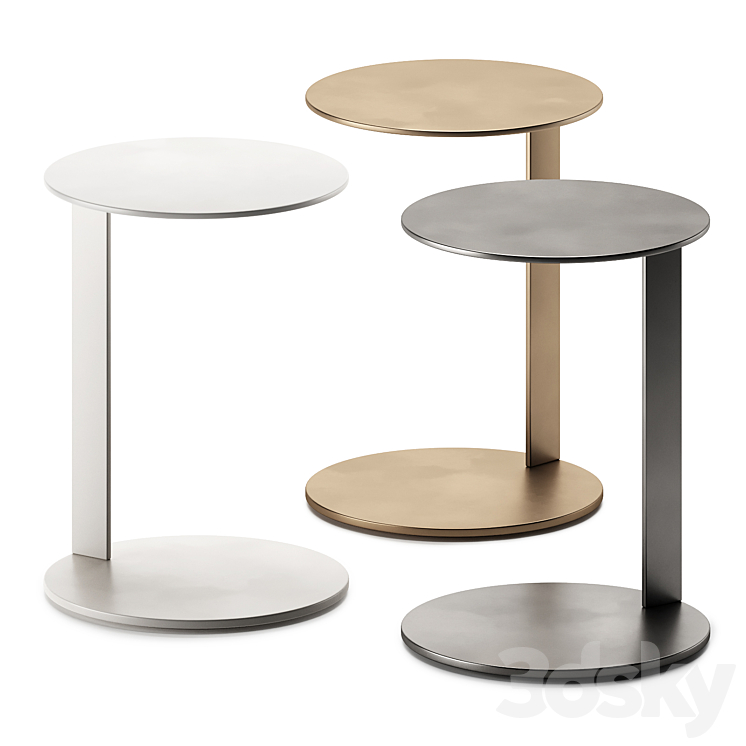 Note Modern Side Table | blu dot 3DS Max Model - thumbnail 1