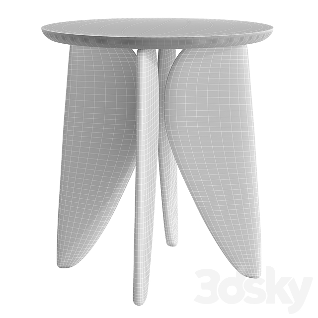 Noviembre side tables by Joel Escalona 3DSMax File - thumbnail 4